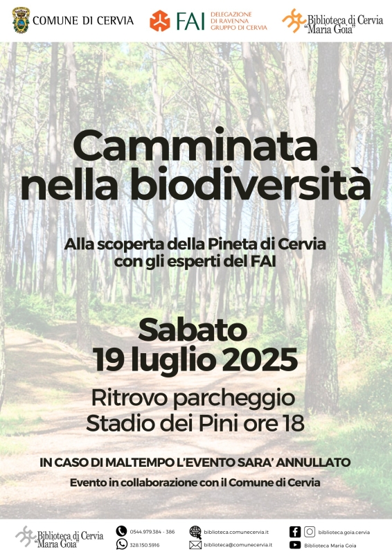 Camminata nella biodiversità