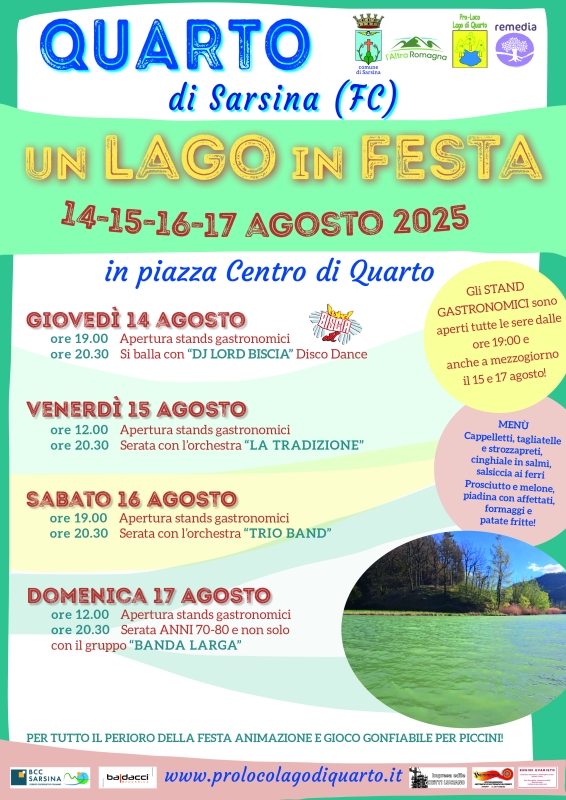 Quarto un lago in Festa