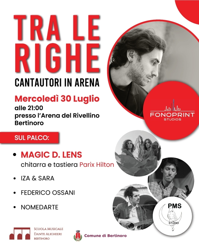 TRA LE RIGHE: Cantautori in Arena
