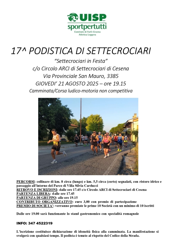 17° PODISTICA DI SETTECROCIARI
