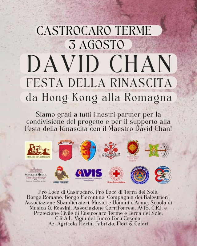 David Chan Festa della Rinascita