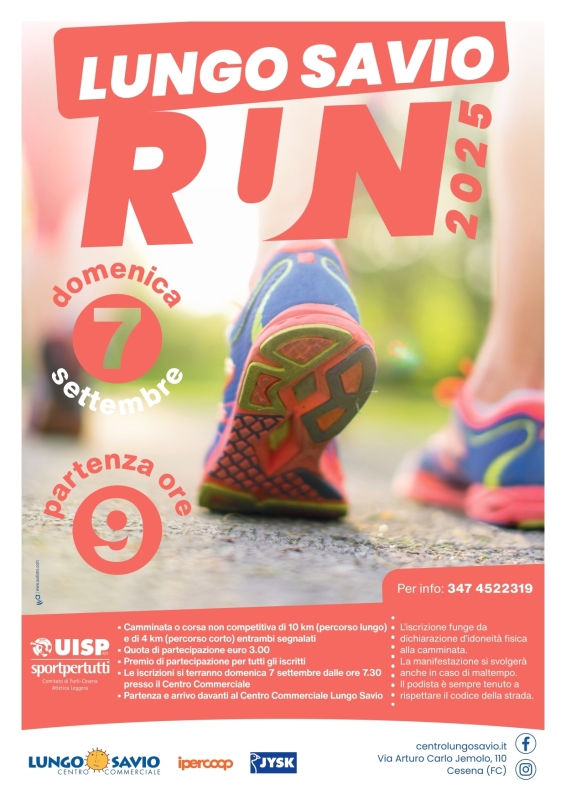 Lungo Savio Run