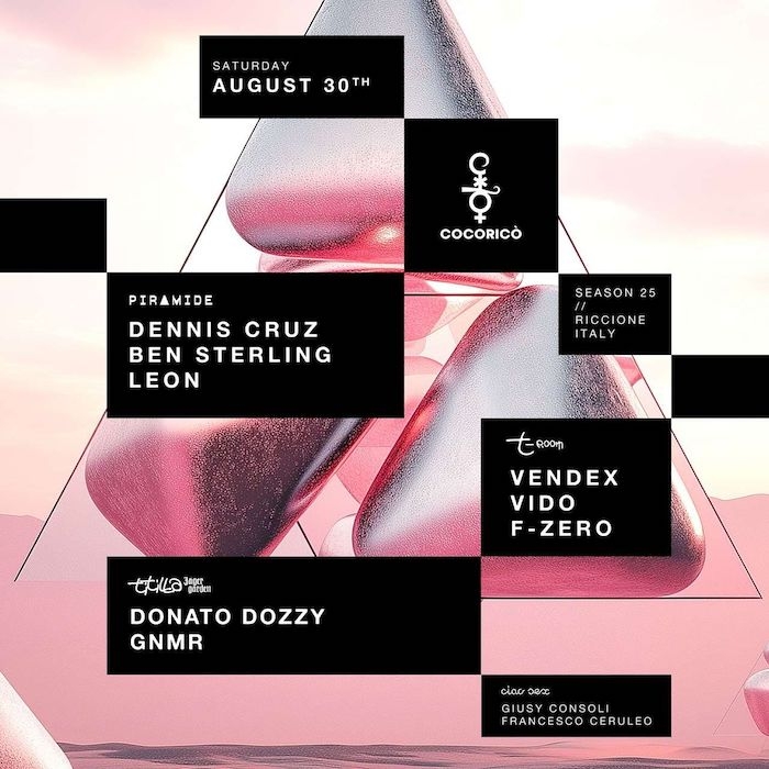 Dennis Cruz Ben Sterling Vendex Donato Dozzy