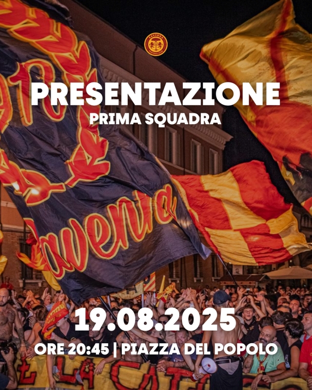 Presentazione prima squadra Ravenna Calcio