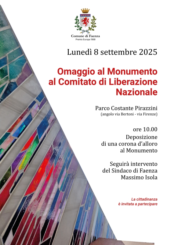 Cerimonia per il Comitato di Liberazione Nazionale