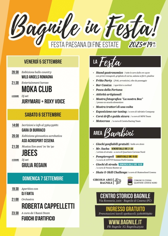 Bagnile in festa