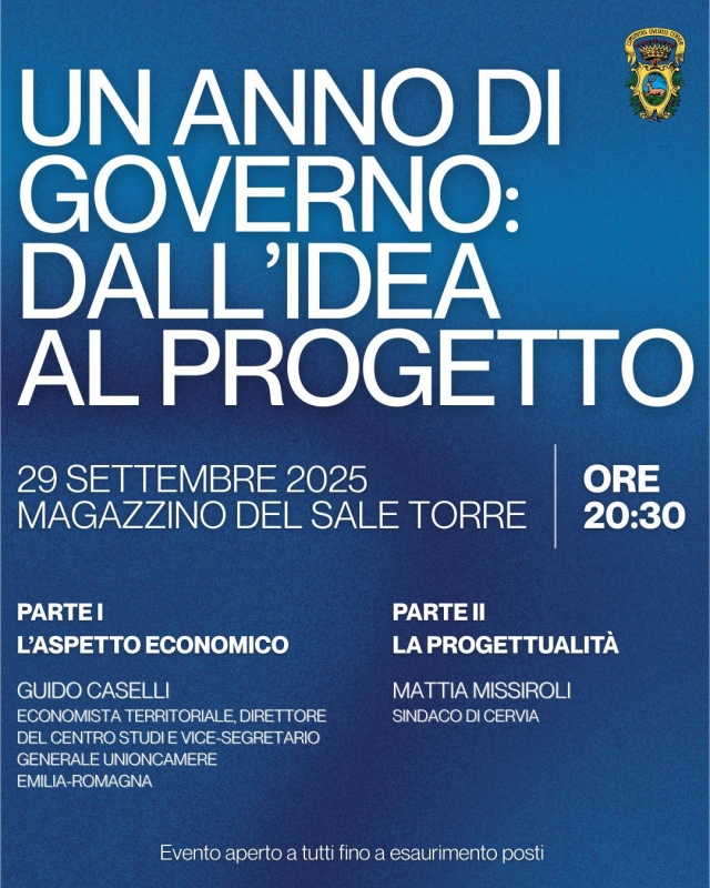 Un Anno di Governo: incontro con il sindaco Missiroli