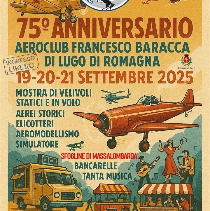 75°anniversario dell'Aero Club Francesco Baracca
