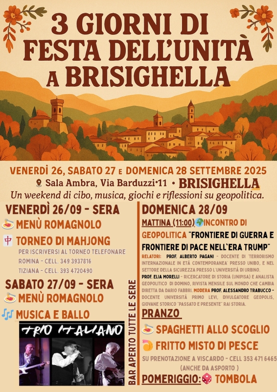 FESTA DELL’UNITÀ DI BRISIGHELLA