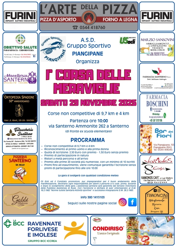 1° CORSA DELLE MERAVIGLIE