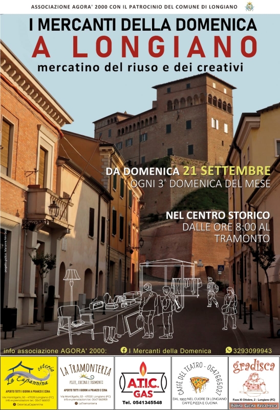 Mercanti della domenica a Longiano