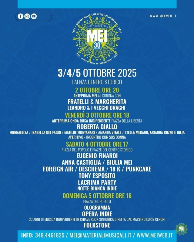 30° edizione del Mei