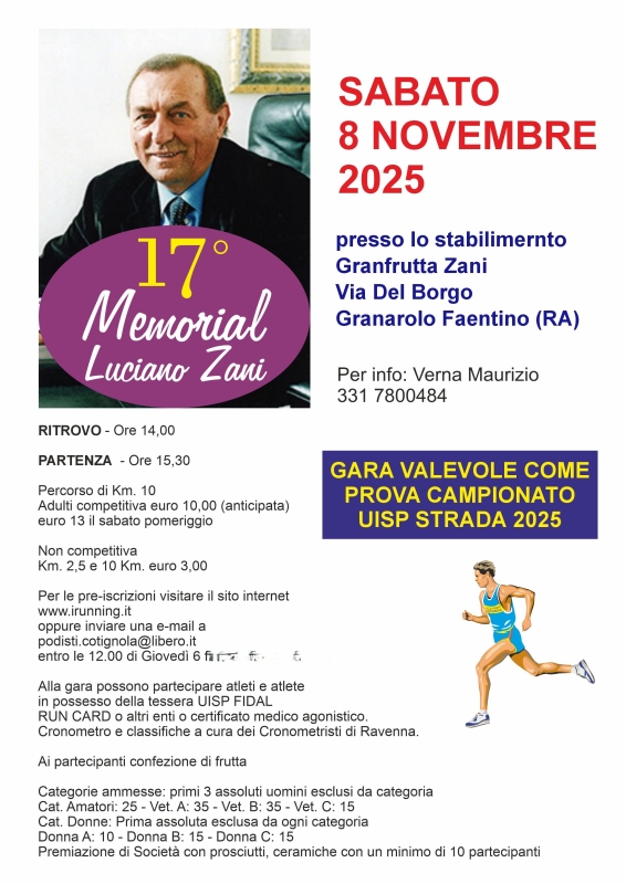 17° Memorial Luciano Zani