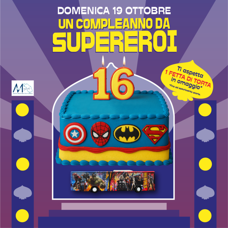 Compleanno de Le Maioliche con Heroes Bus