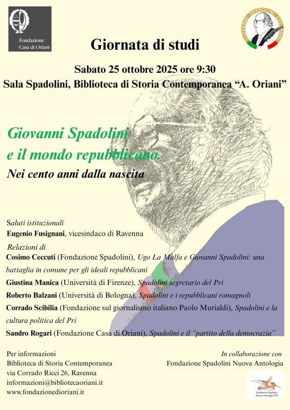 Alla Biblioteca Oriani un convegno su Giovanni Spadolini  nel centenario della nascita