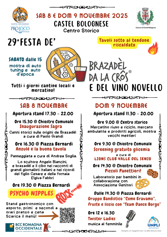29ma Festa de Brazadèl da la Crôs e del vino novello