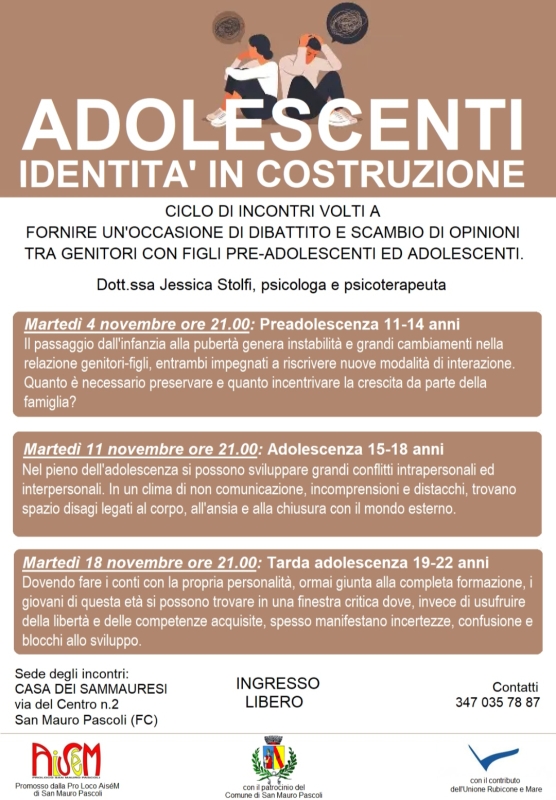 Adolescenti: identità in costruzione
