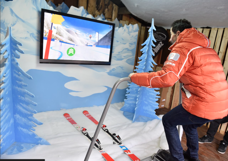 A Castel Guelfo The Style Outlets arriva il simulatore SKI Fit 360