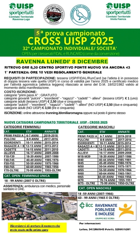 5° prova di campionato cross 2025