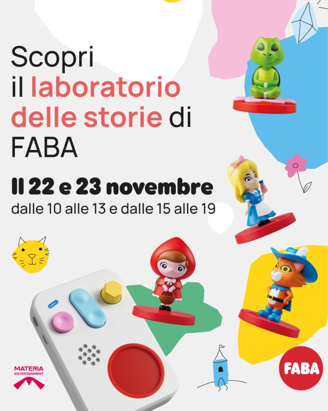 Laboratorio delle storie di Faba al Centro Commerciale ESP