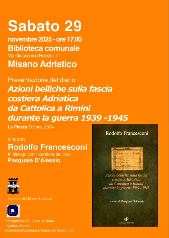 PRESENTAZIONE DEL LIBRO DI RODOLFO FRANCESCONI