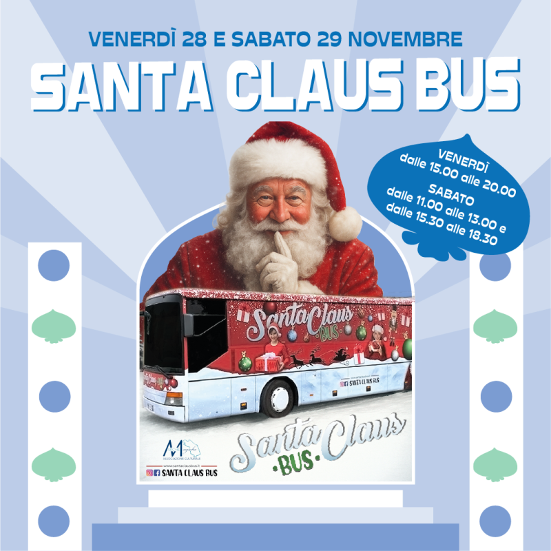 Santa claus bus a Le Maioliche