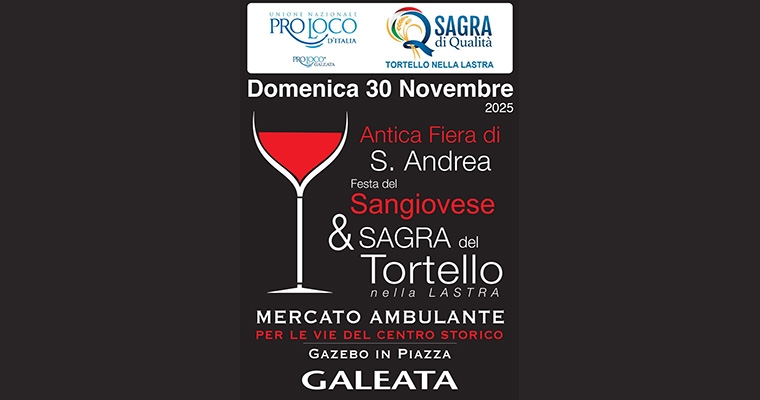 Sagra del Tortello e Festa del Sangiovese. Antica Fiera di Sant'Andrea