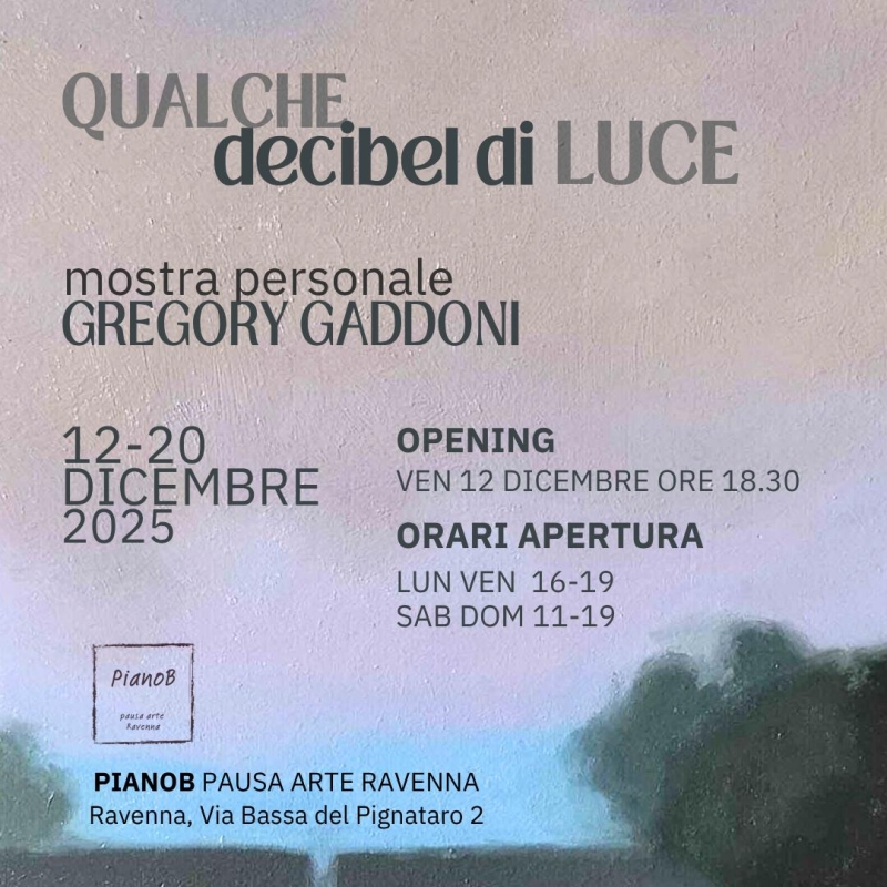 Qualche decibel di luce