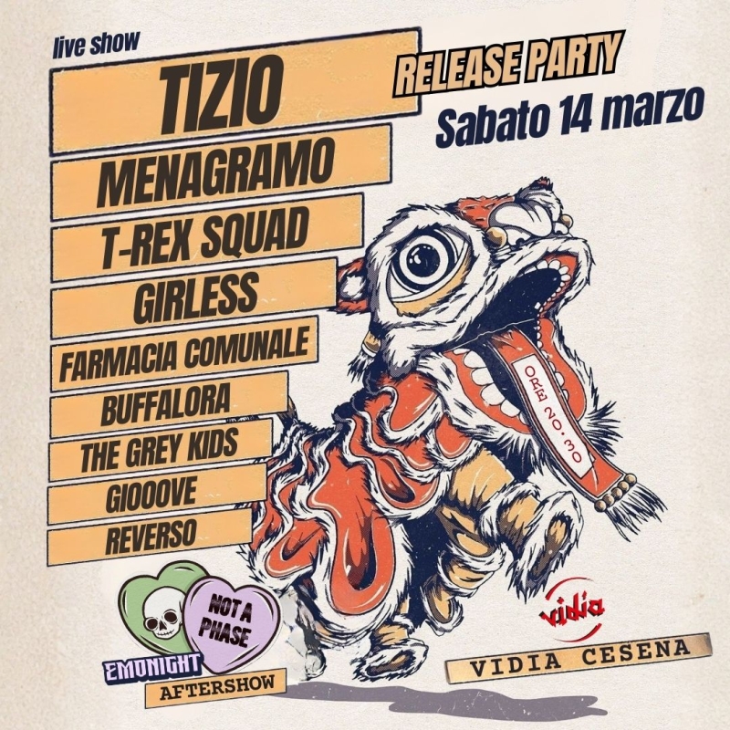 TIZIO RELEASE PARTY + SPECIAL GUESTS