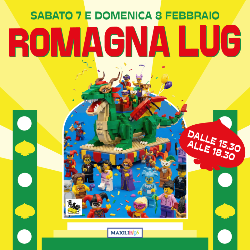 Carnevale con lego alle maioliche