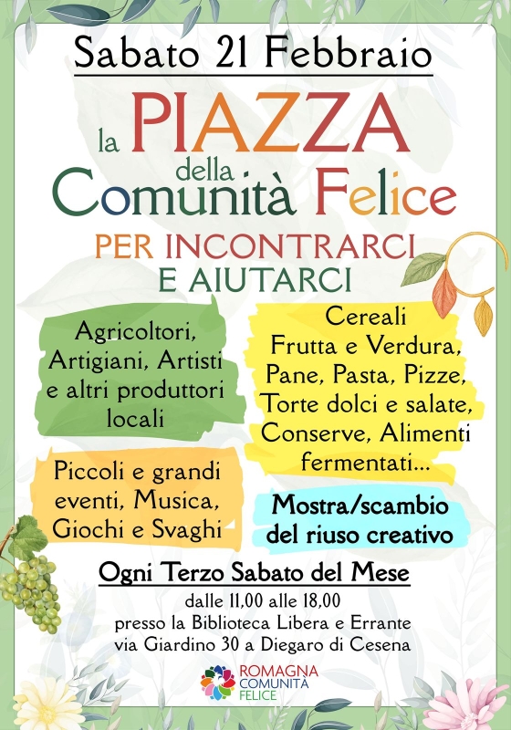 LA PIAZZA DELLA COMUNITA' FELICE