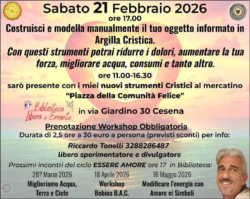 COSTRUISCI E MODELLA IL TUO OGGETTO IN ARGILLA CRISTICA