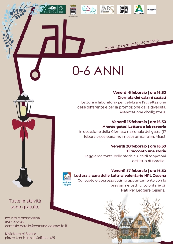 Laboratori per bambini – Biblioteca Contesto Borello