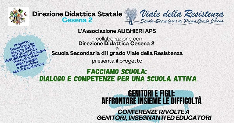 Facciamo scuola: Ciclo di conferenze sulla genitorialit&agrave; e il rapporto scuola-famiglia