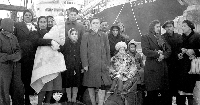 Partenze e approdi. L&rsquo;esodo giuliano-dalmata e gli spostamenti forzati nell&rsquo;Europa postbellica