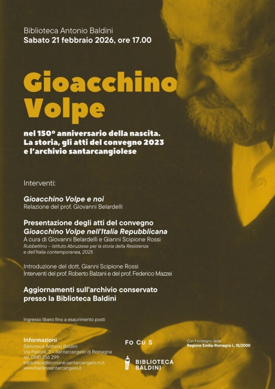 Gioacchino Volpe nel 150° anniversario della nascita