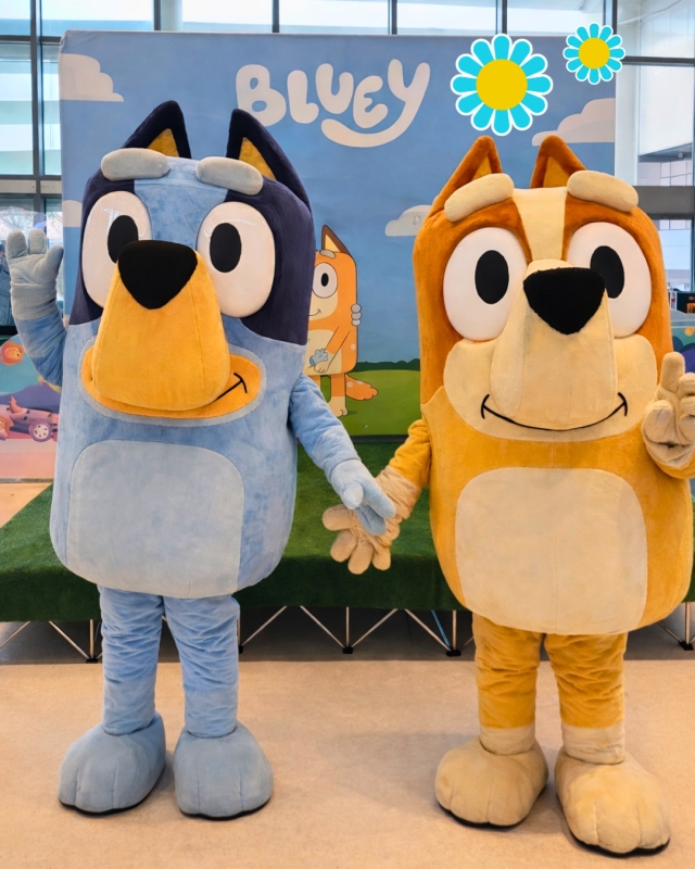 Bluey e Bingo a Le Maioliche