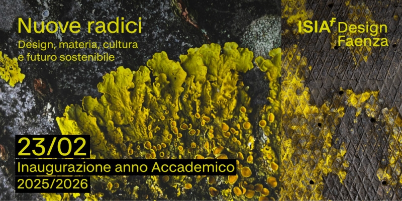 NUOVE RADICI &ndash; Design, materia, cultura e futuro sostenibile