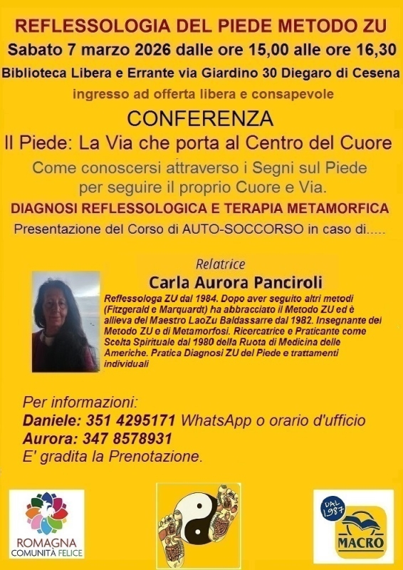 REFLESSOLOGIA DEL PIEDE METODO ZU