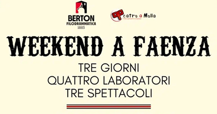 WEEKEND A FAENZA
