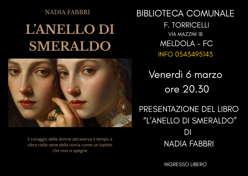 Presentazione del libro L'anello di smeraldo di Nadia Fabbri