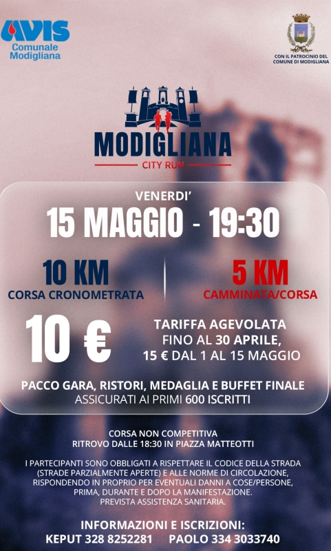 Modigliana City Run 2026