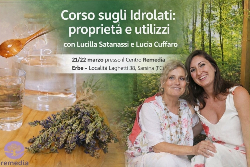 Corso sugli Idrolati: come utilizzarli in erboristeria e in cosmesi
