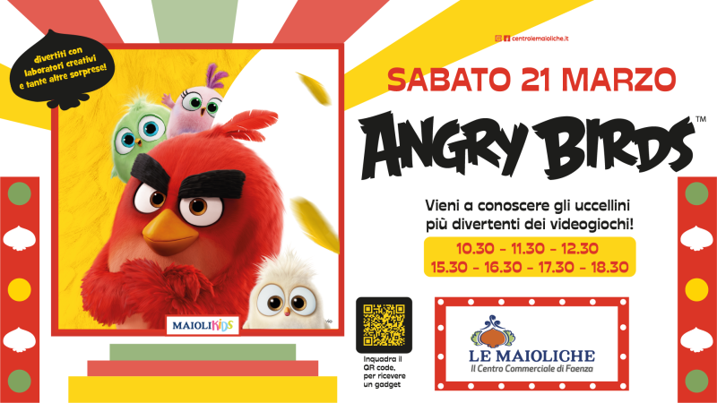 Angry Birds a Le Maioliche