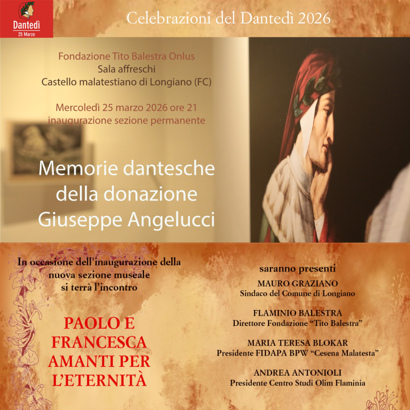 CELEBRAZIONI DEL DANTED&igrave; 2026