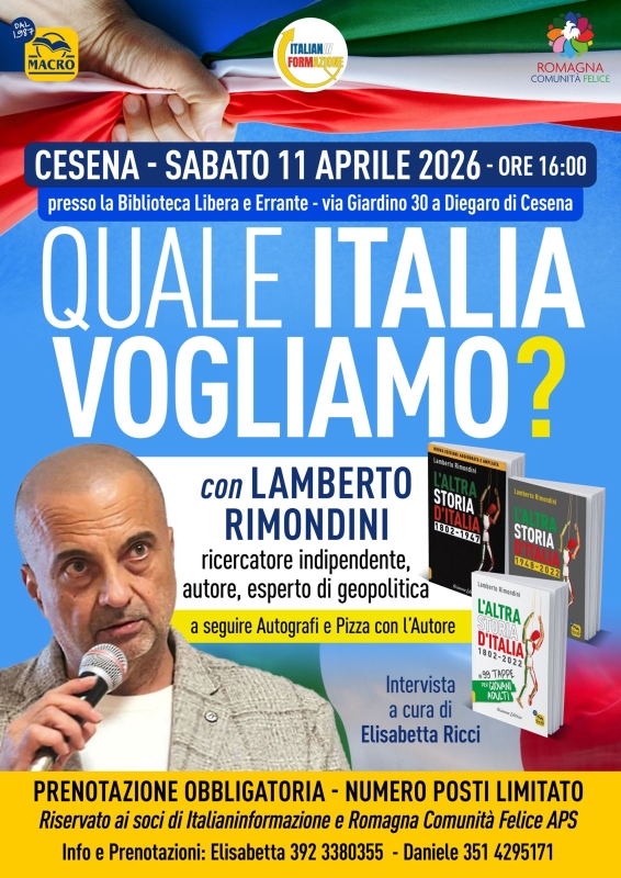QUALE ITALIA VOGLIAMO? COBN LAMBERTO RIMONDINI