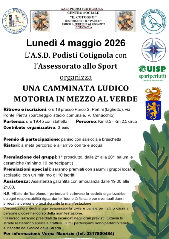 UNA CAMMINATA LUDICO MOTORIA IN MEZZO AL VERDE
