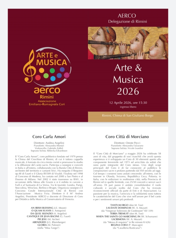 Arte e Musica - Rassegna Corale