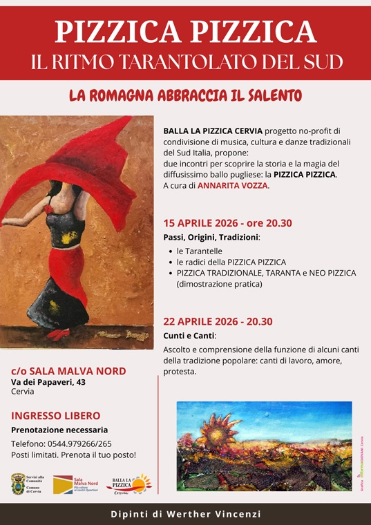 Pizzica A Cervia - Il ritmo tarantolato del sud abbraccia Cervia