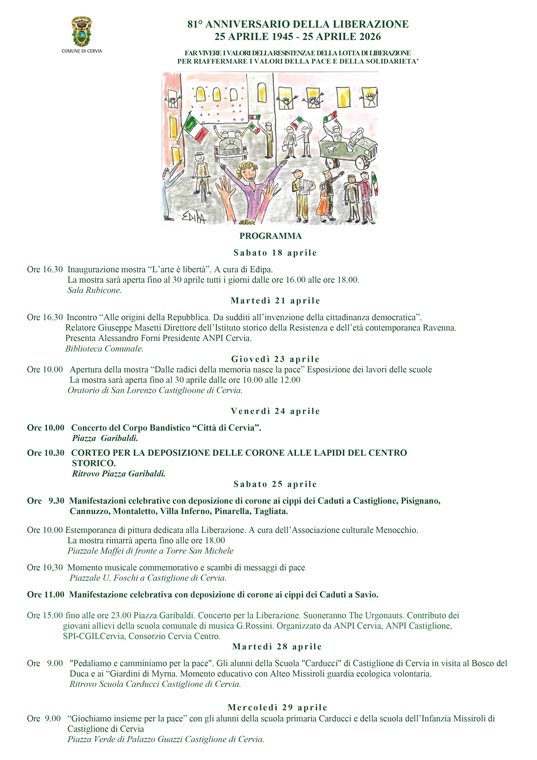 81esimo Anniversario della Liberazione